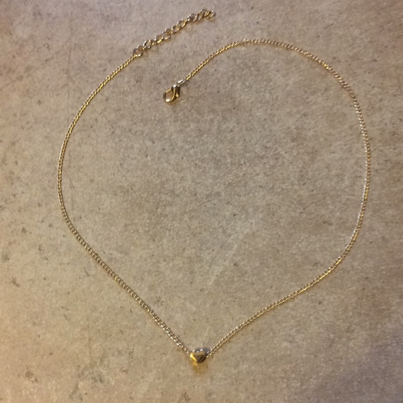 Gold heart ❤️ necklace - Picture 2 of 4